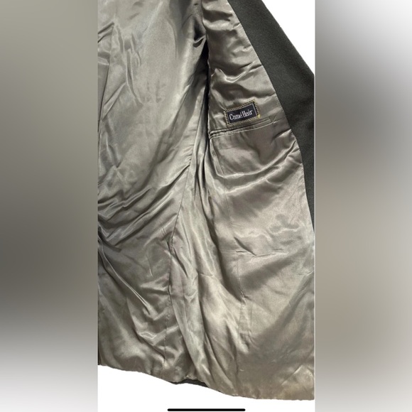 VTG 80s Polo University Club 42R Ralph Lauren Green Camel Hair Blazer Coat USA - Picture 13 of 14